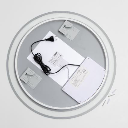 Brilagi - LED RGBW grejano ogledalo za kupatilo AVA PRO LED/18W/230V, prečnik 60 cm, IP44, CRI 90, prigušiva + CCT