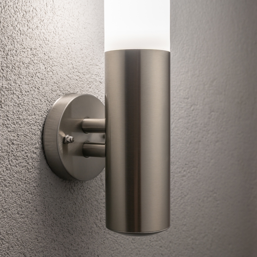 BRILAGI - LED RGBW prigušiva spoljna zidna lampa ELIA 1xE27/6,5W/230V 2700-6500K IP44 Wi-Fi mat hrom