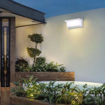 BRILAGI - LED RGBW prigušiva spoljašnja zidna svetiljka BRICKY 1xE27/12W/230V 2700-6500K IP54 bela