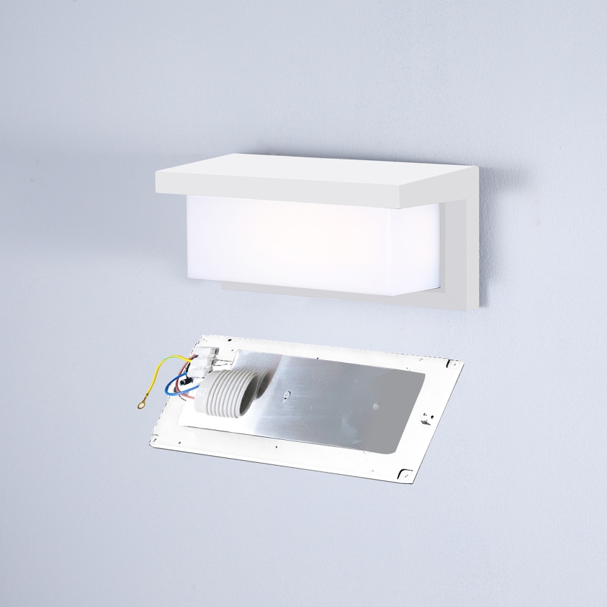 Brilagi - LED RGBW prigušiva spoljašnja zidna svetiljka BRICKY 1xE27/15W/230V 2700-6500K IP54 bela