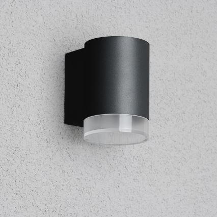 Brilagi - LED RGBW prigušiva spoljna zidna svetiljka MATERA 1xGU10/4,8W/230V 3000K IP54 crna + daljinski upravljač