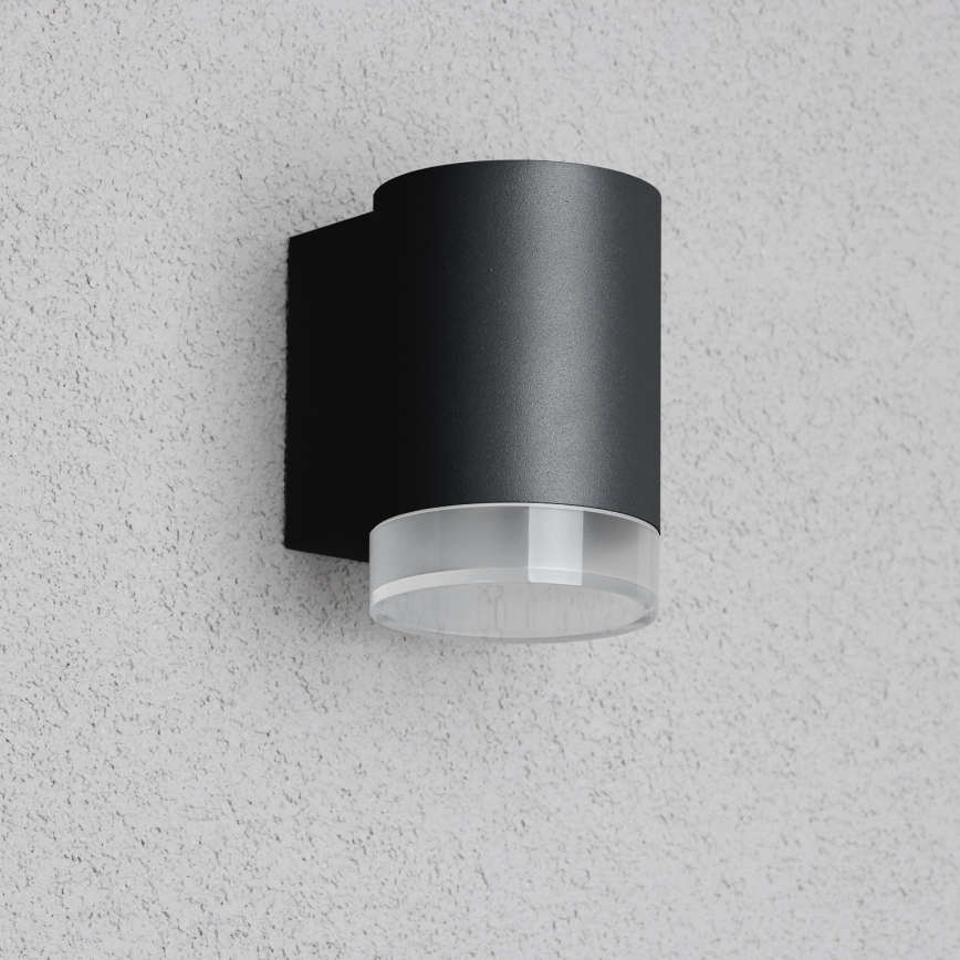Brilagi - LED RGBW prigušiva spoljna zidna svetiljka MATERA 1xGU10/4,8W/230V 3000K IP54 crna + daljinski upravljač