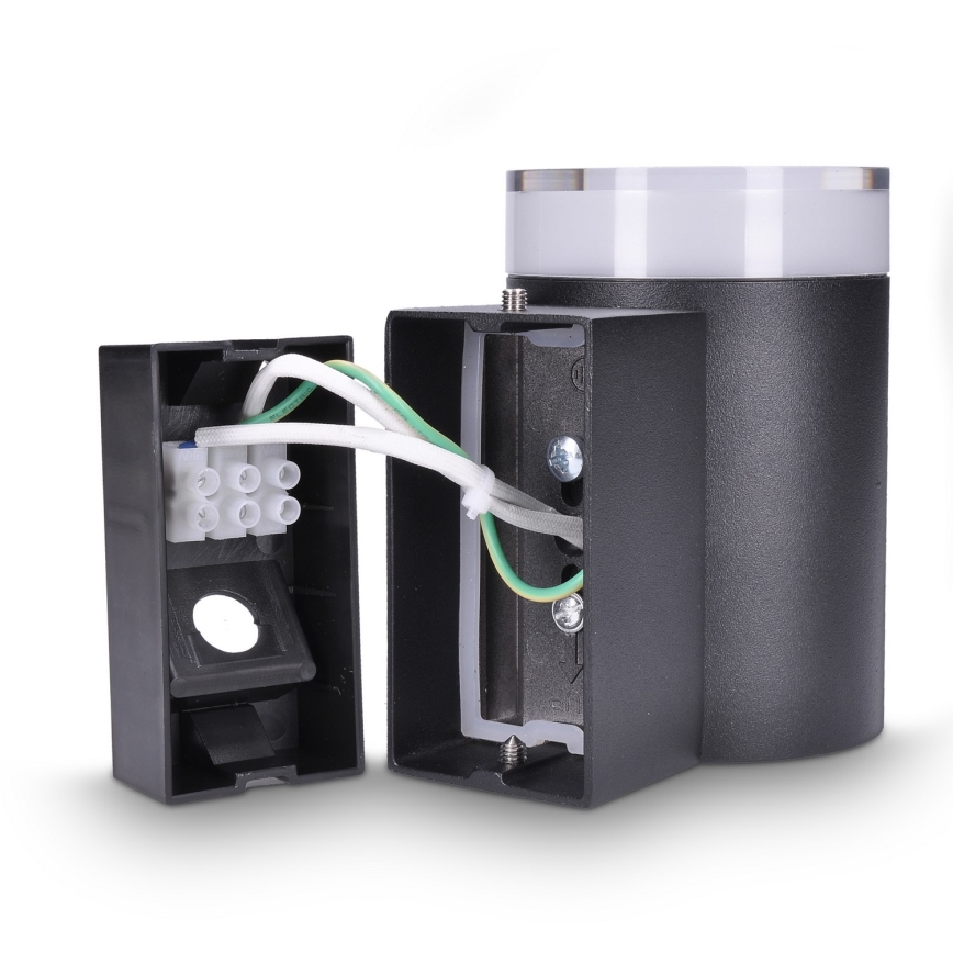 Brilagi - LED RGBW prigušiva spoljna zidna svetiljka MATERA 1xGU10/4,8W/230V 3000K IP54 crna + daljinski upravljač