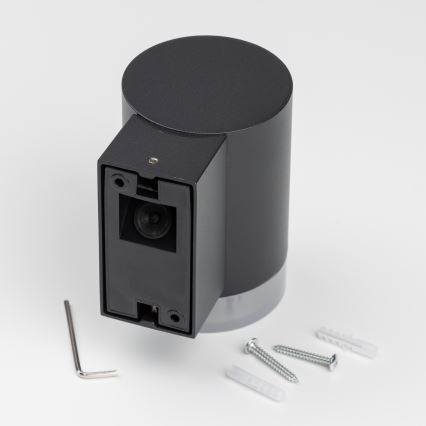 Brilagi - LED RGBW prigušiva spoljna zidna svetiljka MATERA 1xGU10/6W/230V 3000K IP54 crna + daljinski upravljač