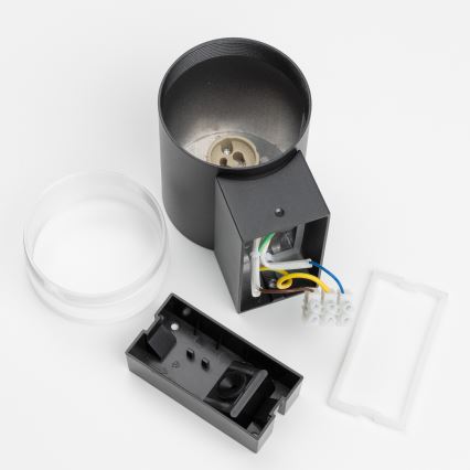 Brilagi - LED RGBW prigušiva spoljna zidna svetiljka MATERA 1xGU10/6W/230V 3000K IP54 crna + daljinski upravljač