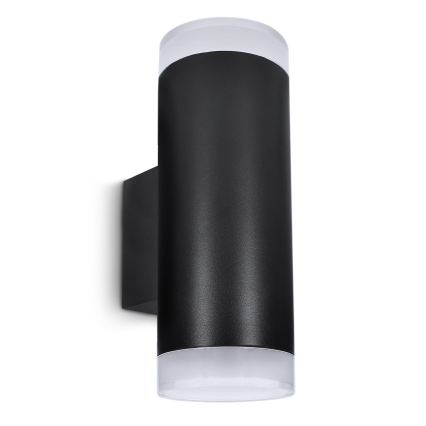 Brilagi - LED RGBW prigušiva spoljašnja zidna svetiljka MATERA 2xGU10/4,8W/230V 3000K IP54 crna + daljinsko upravljanje