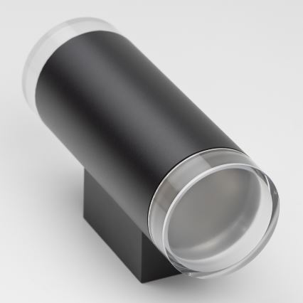 Brilagi - LED RGBW prigušiva spoljašnja zidna svetiljka MATERA 2xGU10/6W/230V 3000K IP54 crna + daljinsko upravljanje