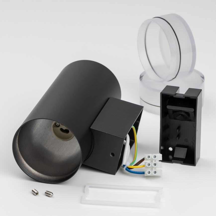 Brilagi - LED RGBW prigušiva spoljašnja zidna svetiljka MATERA 2xGU10/6W/230V 3000K IP54 crna + daljinsko upravljanje