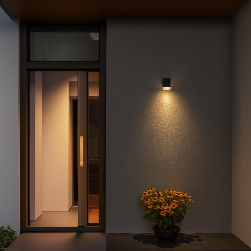 Brilagi - LED RGBW prigušiva spoljašnje zidno svetlo MATERA 1xGU10/6W/230V 3000K IP54 antracit + daljinski upravljač