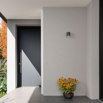 Brilagi - LED RGBW prigušiva spoljašnje zidno svetlo MATERA 1xGU10/6W/230V 3000K IP54 antracit + daljinski upravljač
