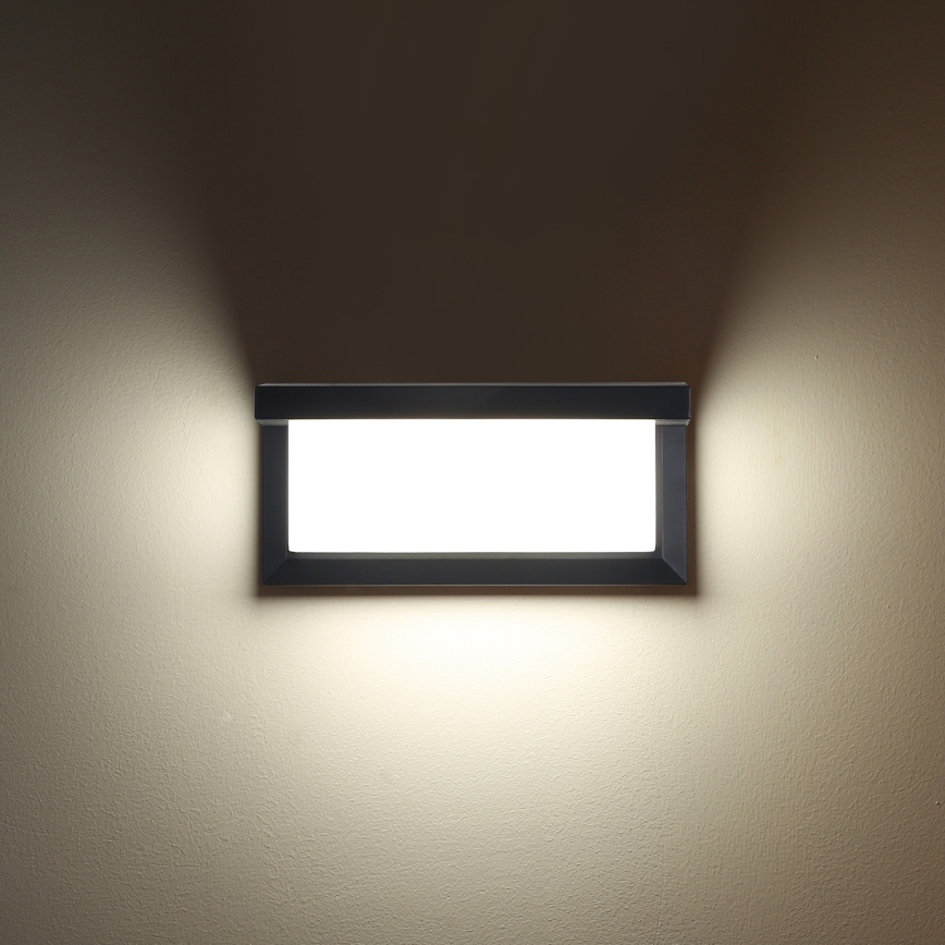 BRILAGI - LED RGBW prigušiva spoljašnja zidna svetiljka BRICKY 1xE27/12W/230V 2700-6500K antracit IP54