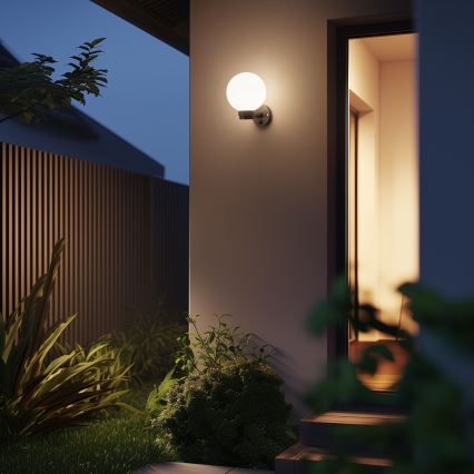 BRILAGI - LED RGBW prigušiva spoljašnje zidno svetlo HARBOR 1xE27/12W/230V 2700-6500K IP33 antracit/bela
