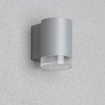 Brilagi - LED RGBW prigušiva spoljašnja zidna svetiljka MATERA 1xGU10/4,8W/230V 3000K IP54 siva + daljinski upravljač