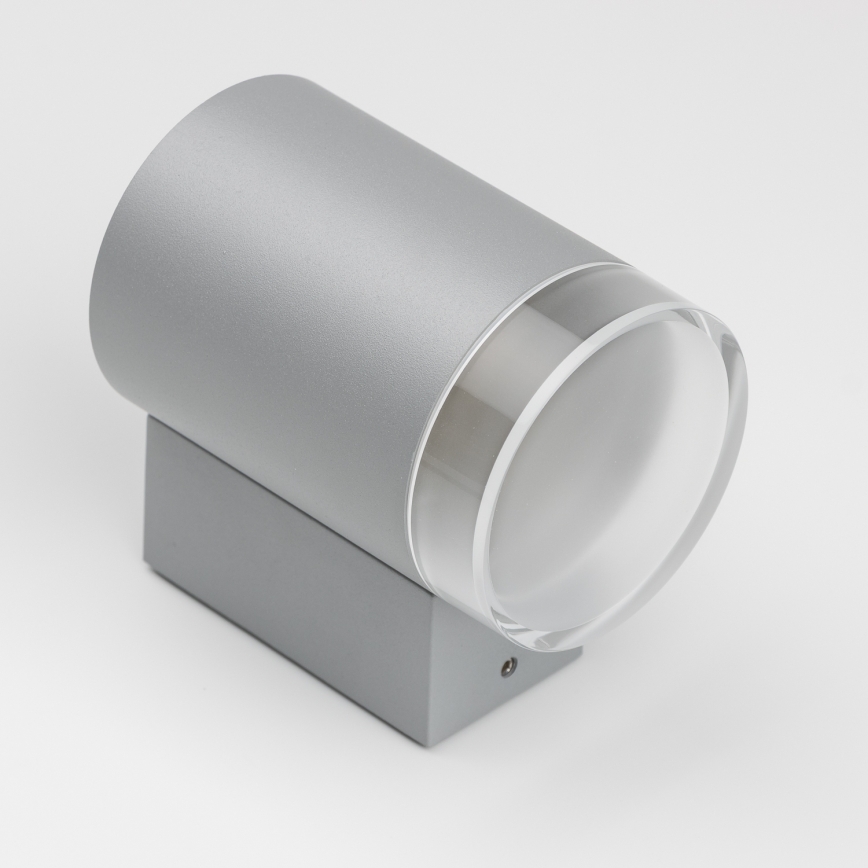 Brilagi - LED RGBW prigušiva spoljašnja zidna svetiljka MATERA 1xGU10/4,8W/230V 3000K IP54 siva + daljinski upravljač