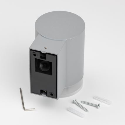 Brilagi - LED RGBW prigušiva spoljašnja zidna svetiljka MATERA 1xGU10/6W/230V 3000K IP54 siva + daljinski upravljač