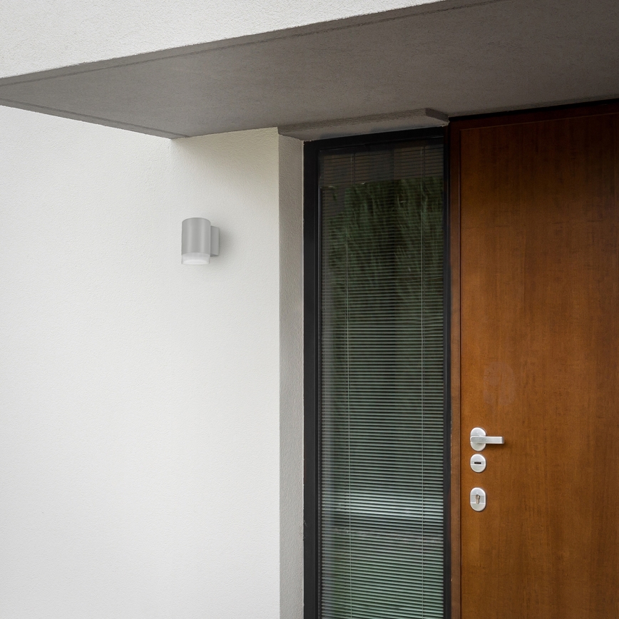 Brilagi - LED RGBW prigušiva spoljašnja zidna svetiljka MATERA 1xGU10/6W/230V 3000K IP54 siva + daljinski upravljač