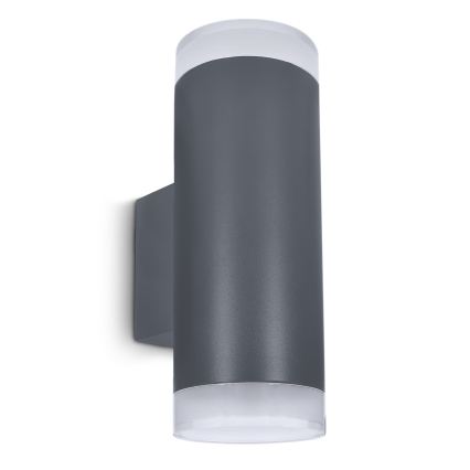 Brilagi - LED RGBW prigušiva spoljna zidna svetiljka MATERA 2xGU10/4,8W/230V 3000K IP54 antracit + daljinski upravljač