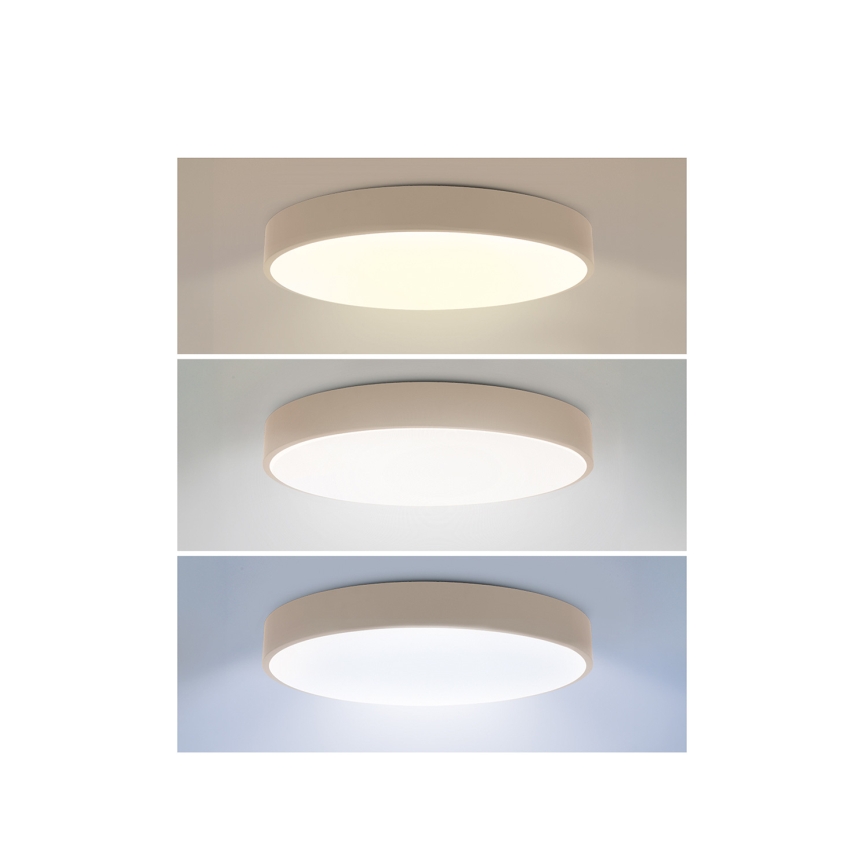 Brilagi - LED prigušiva plafonska svetiljka POOL LED/50W/230V 3000-6000K prečnik 40 cm bež + daljinski upravljač