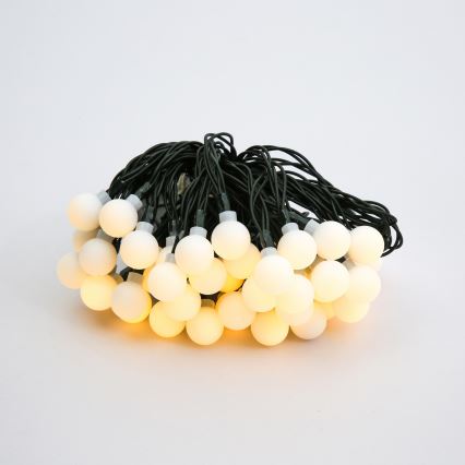 Brilagi - LED solarni dekorativni lanac BUBBLE 50xLED/8 funkcija 7m IP65 topla bela 600 mAh
