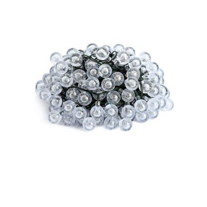 Brilagi - LED solarni dekorativni lanac BUBBLE 200xLED/8 funkcija 20 m IP65 topla bela 800 mAh