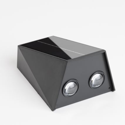 Brilagi - LED solarno zidno svetlo PYRAMID LED/2W/3,2V 1300 mAh IP54