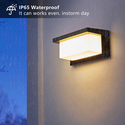 Brilagi - LED solarno zidno svetlo sa senzorom pokreta i sumraka BRICKY LED/5W/6V 4000 mAh IP65