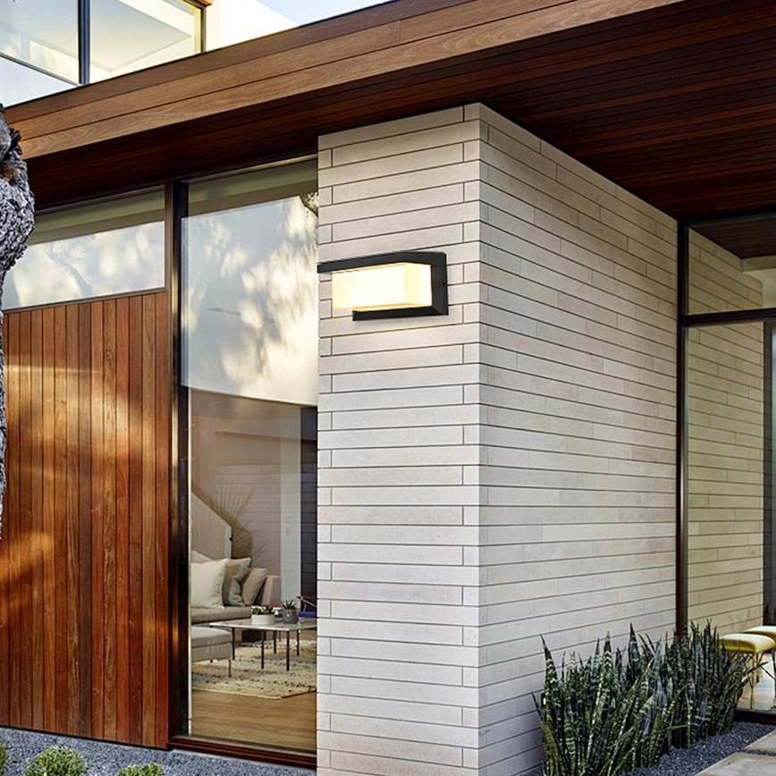 Brilagi - LED solarno zidno svetlo sa senzorom pokreta i sumraka BRICKY LED/5W/6V 4000 mAh IP65