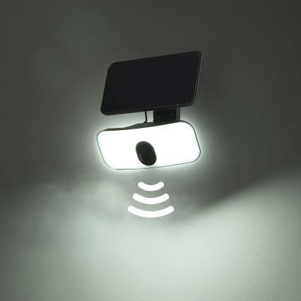 Brilagi - LED solarno zidno svetlo sa senzorom pokreta i sumraka ROOF LED/13W/5V 4000 mAh IP65