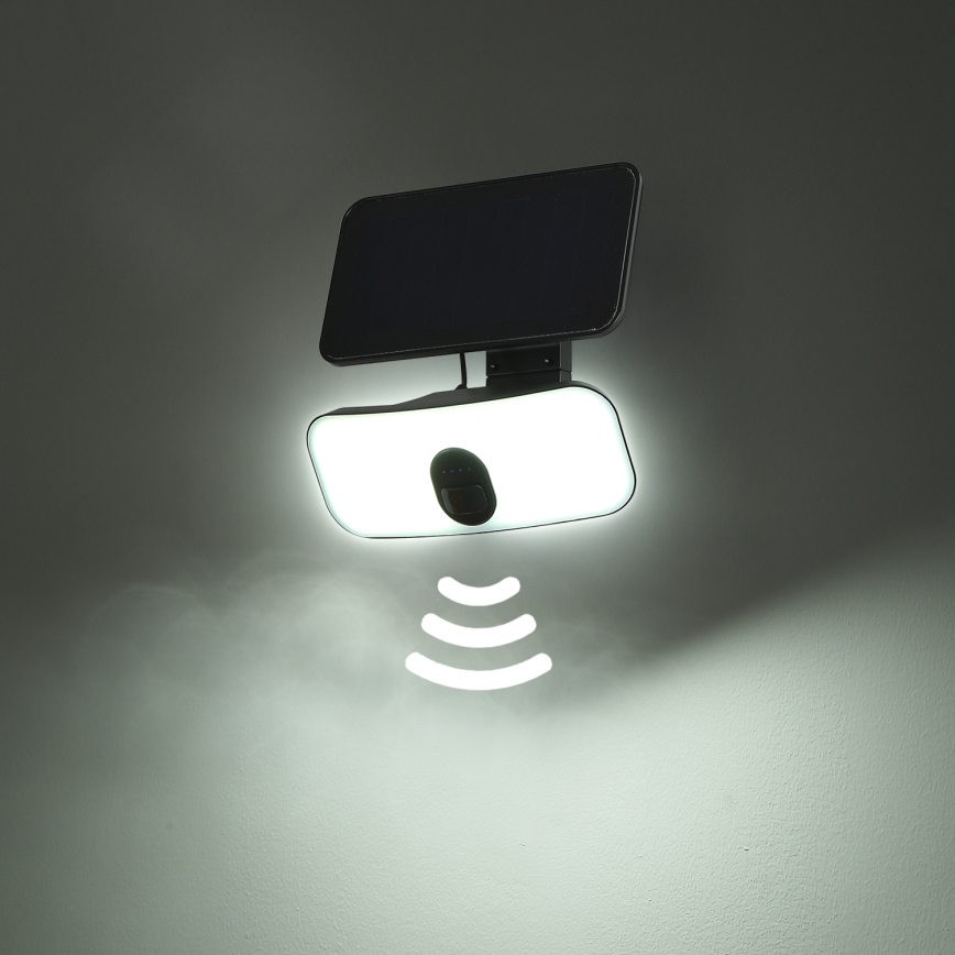 Brilagi - LED solarno zidno svetlo sa senzorom pokreta i sumraka ROOF LED/13W/5V 4000 mAh IP65