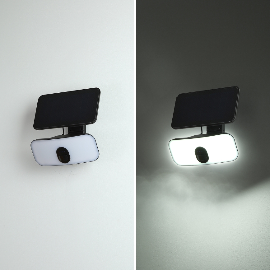 Brilagi - LED solarno zidno svetlo sa senzorom pokreta i sumraka ROOF LED/13W/5V 4000 mAh IP65