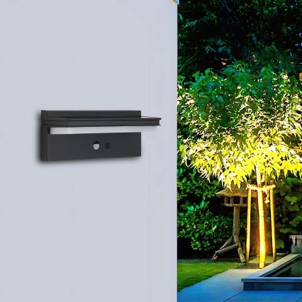 Brilagi - LED solarno zidno svetlo sa senzorom SUN SENSE LED/10W/3,7V 4000 mAh IP44