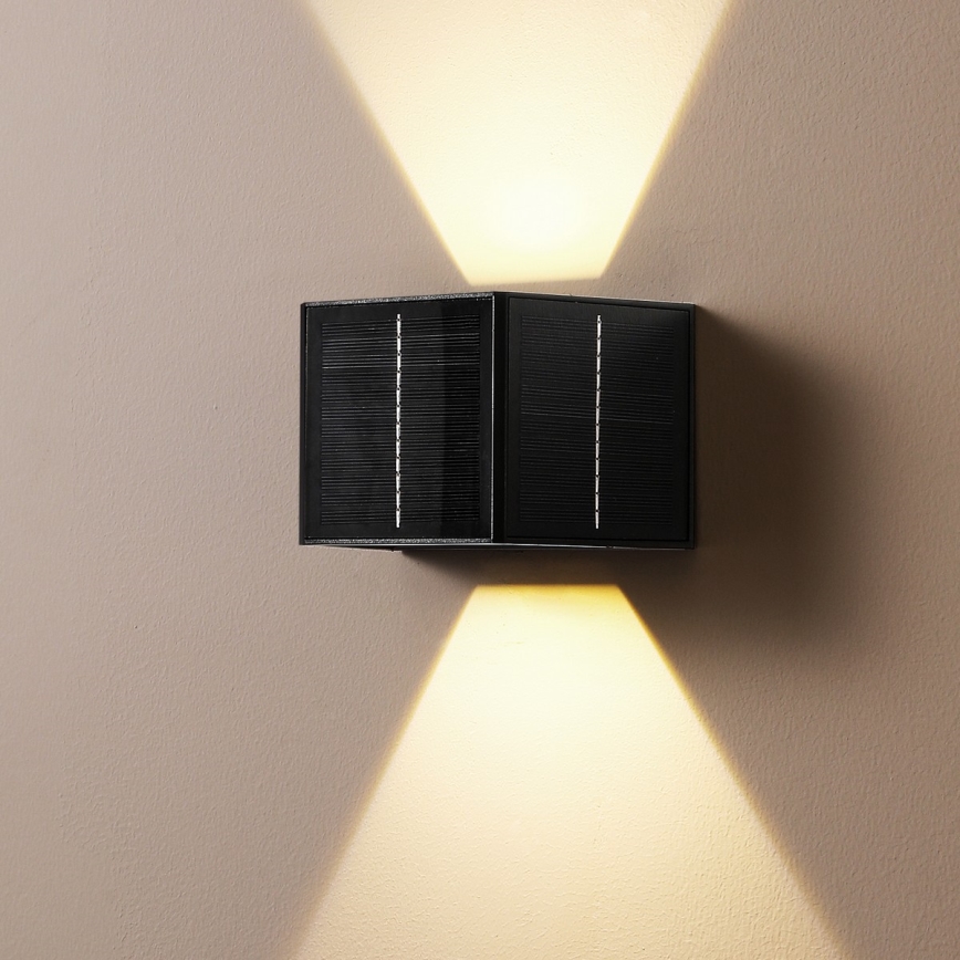 Brilagi - LED solarno zidno svetlo SOLAR CUBE LED/2W/3,2V 1300 mAh IP54