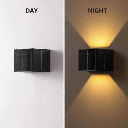 Brilagi - LED solarno zidno svetlo SOLAR CUBE LED/2W/3,2V 1300 mAh IP54