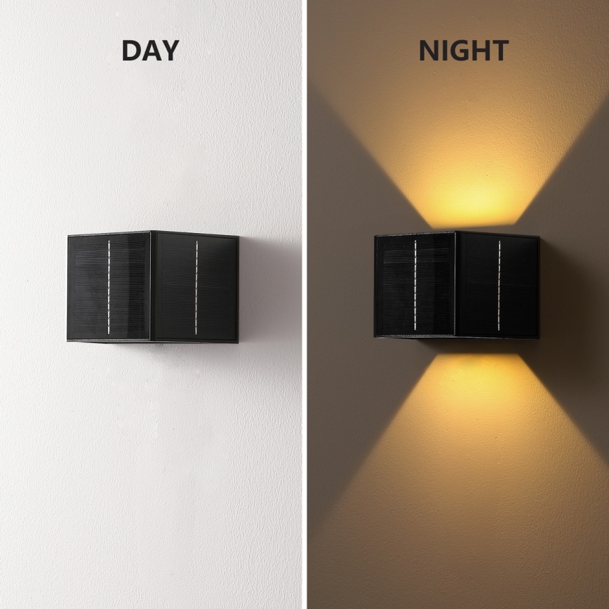 Brilagi - LED solarno zidno svetlo SOLAR CUBE LED/2W/3,2V 1300 mAh IP54