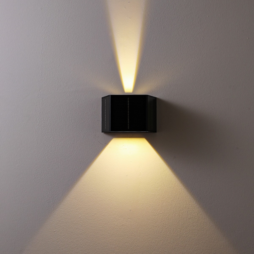 Brilagi - LED solarno zidno svetlo SOLAR CUBE LED/2W/3,2V 1300 mAh IP54
