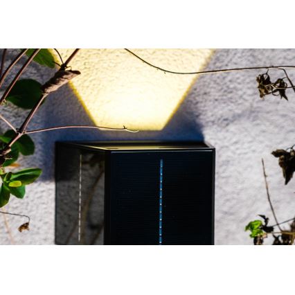 Brilagi - LED solarno zidno svetlo SOLAR CUBE LED/2W/3,2V 1300 mAh IP54