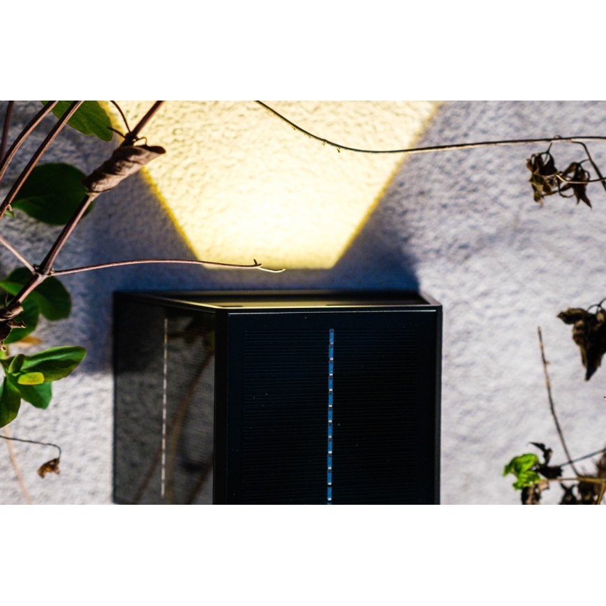 Brilagi - LED solarno zidno svetlo SOLAR CUBE LED/2W/3,2V 1300 mAh IP54