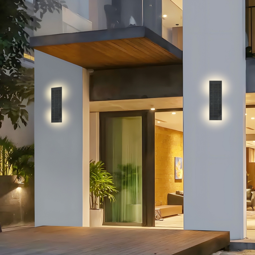 Brilagi - LED prigušiva solarno zidno svetlo SUN LED/2,5W/230V 30 cm 2000 mAh IP44