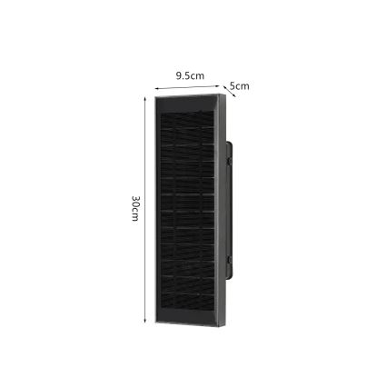 Brilagi - LED prigušiva solarno zidno svetlo SUN LED/2,5W/230V 30 cm 2000 mAh IP44