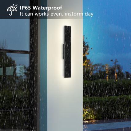 Brilagi - LED prigušiva solarna zidna svetiljka SUN LED/4W/230V 60 cm 4000 mAh IP44