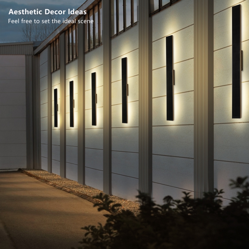 Brilagi - LED prigušiva solarna zidna svetiljka SUN LED/5,5W/230V 100 cm 6000 mAh IP44