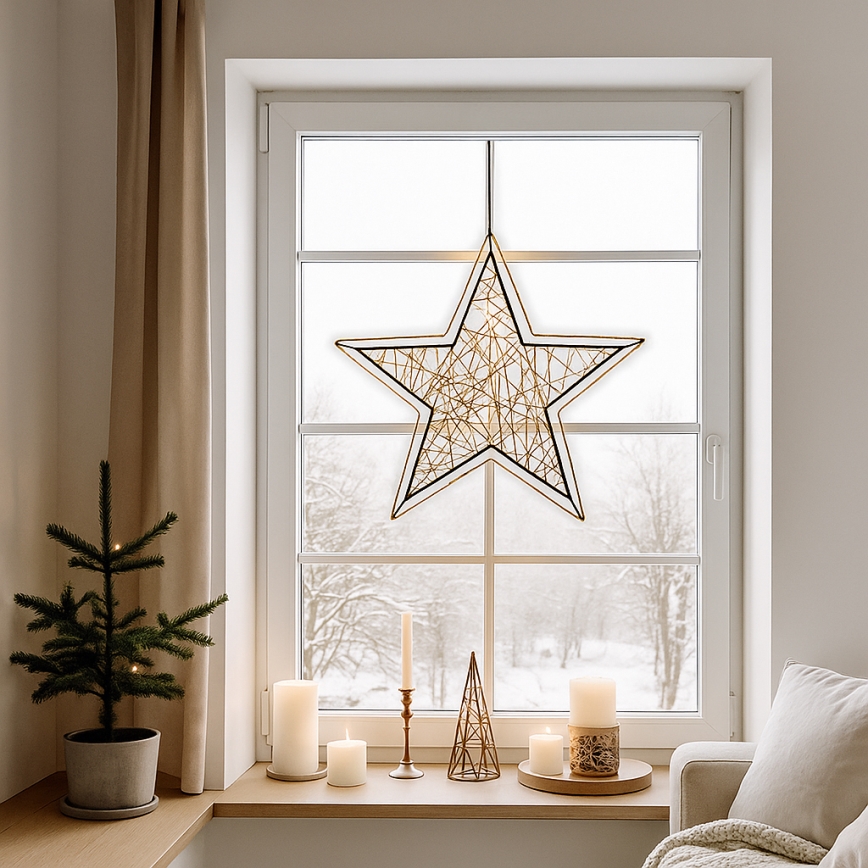 Brilagi - LED spoljašnja božićna dekoracija LED/2,6W/230V IP44 47x45 cm zvezda