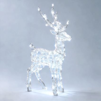 BRILAGI - LED spoljašnja božićna dekoracija LED/3,6W/8 funkcija 65 cm IP44 sob hladno bela
