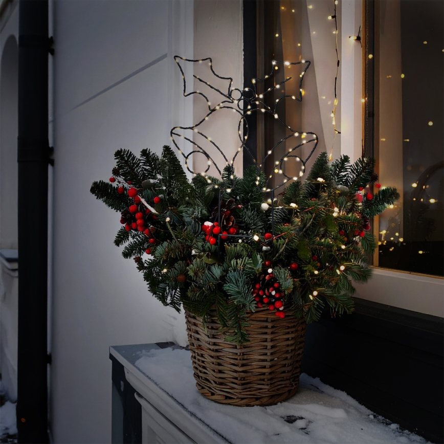 Brilagi - LED spoljašnja božićna dekoracija LED/3xAA IP44 55x32 cm zvončići