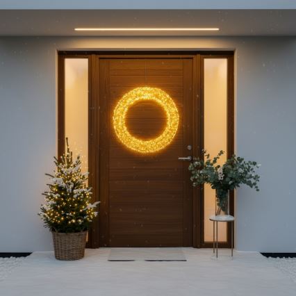Brilagi - LED spoljašnja božićna dekoracija LED/6W/230V IP44, venac 50 cm