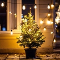 BRILAGI - LED spoljašnja božićna girlanda 10xLED/3xAA 3,2m IP44 topla bela