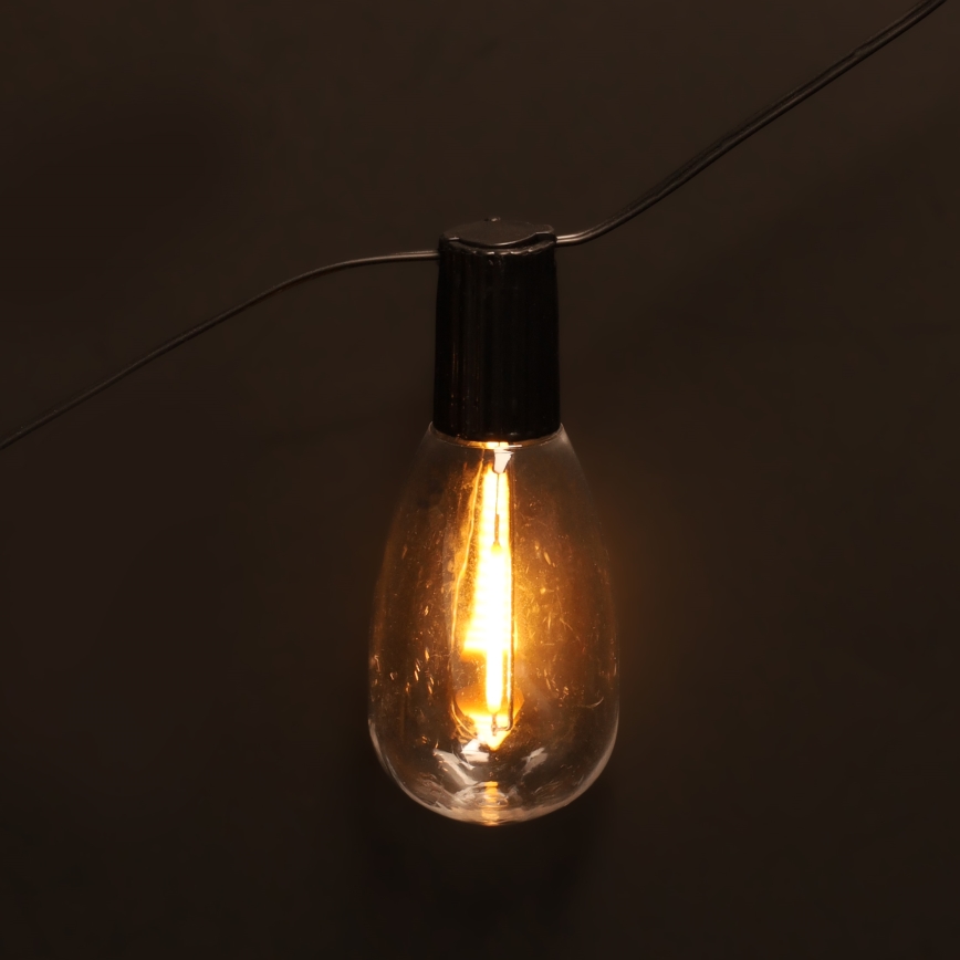 BRILAGI - LED spoljašnja božićna girlanda 10xLED/3xAA 3,2m IP44 topla bela
