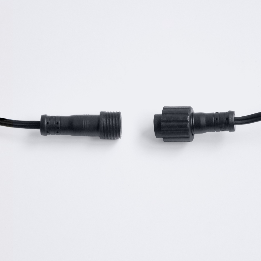 Brilagi - LED spoljašnji dekorativni lanac GIRLANDA 10xE12/0,6W/230V 8m crna IP44 topla bela