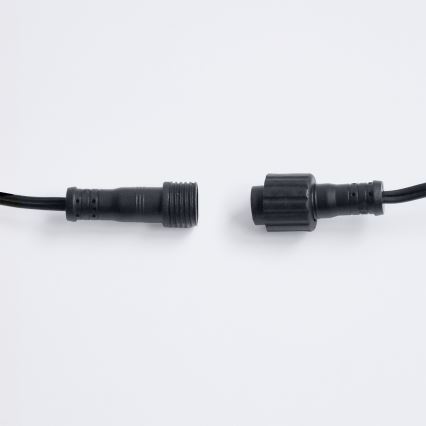 Brilagi - LED spoljašnji dekorativni svetleći lanac GIRLANDA 25xE12/0,36W/24V 20m crna IP44 topla bela