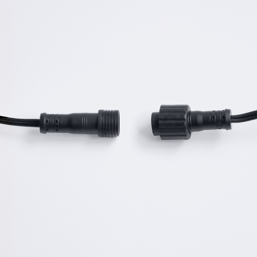 Brilagi - LED spoljašnji dekorativni svetleći lanac GIRLANDA 25xE12/0,36W/24V 20m crna IP44 topla bela